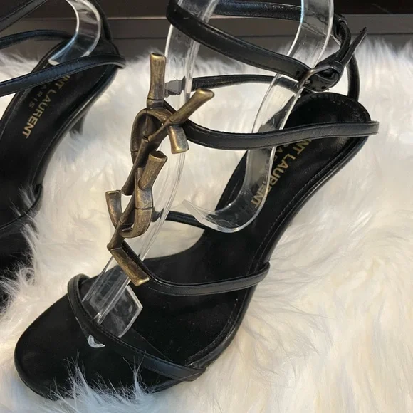 Ysl Cassandra bamboo heel - Picture 3 of 8